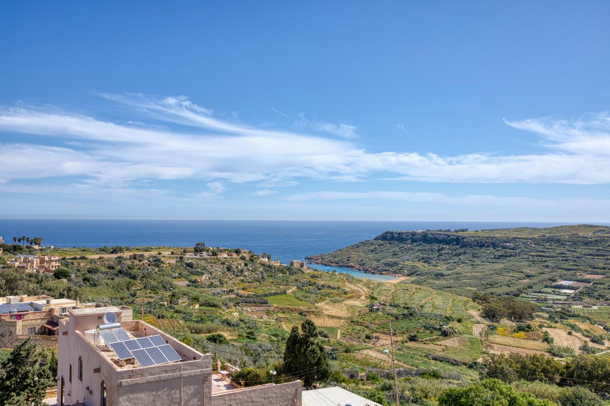 Xagħra Spacious, Bright, Valley & Sea View Maisonette מראה חיצוני תמונה